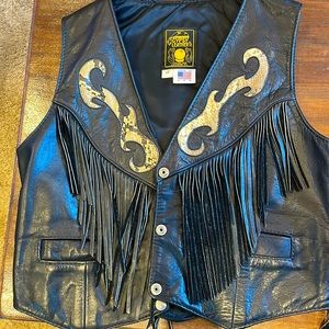 Gypsy leather vest